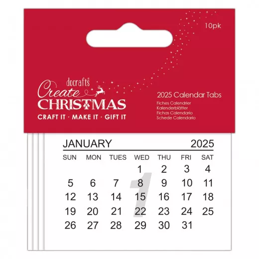 2025 Calendar Tabs